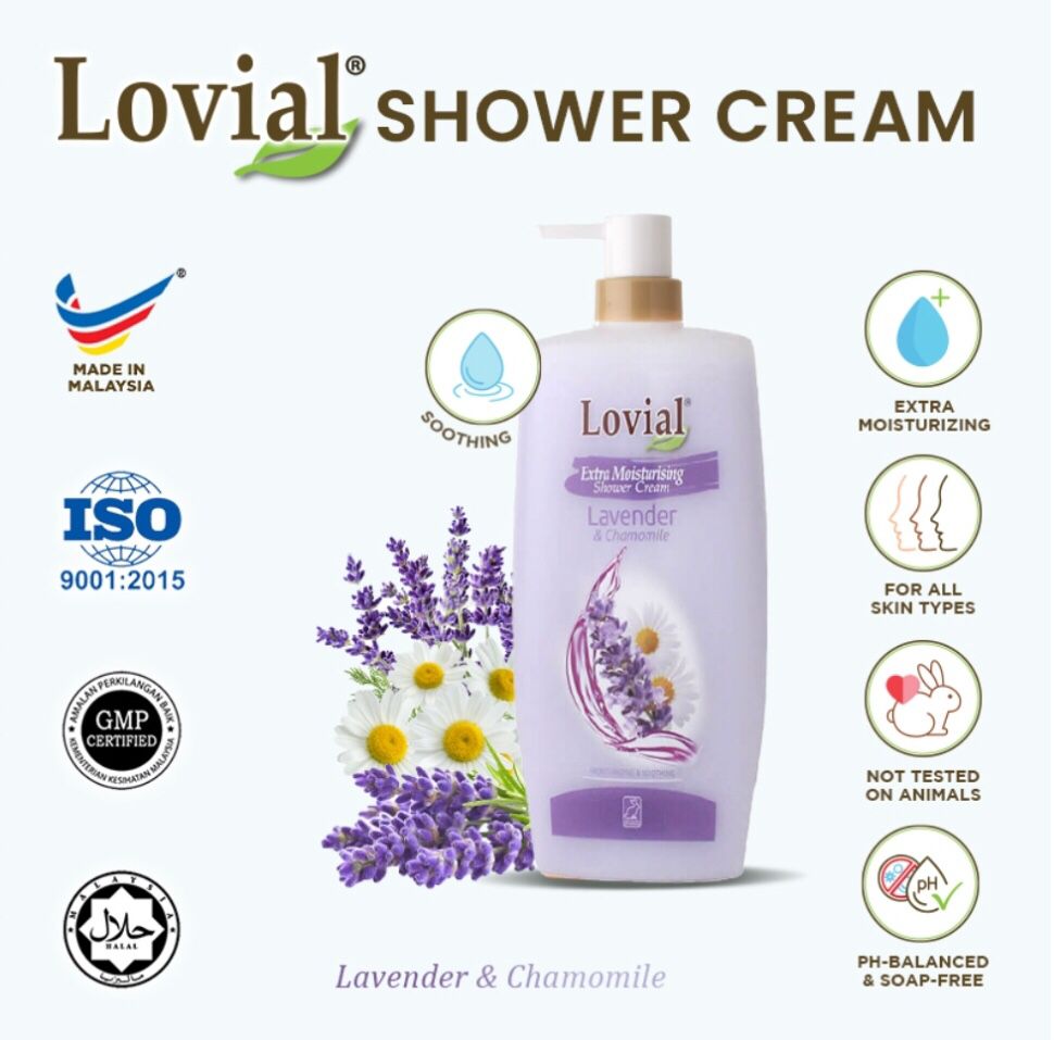 LAVENDER AND CHAMOMILE SHOWER CREAM