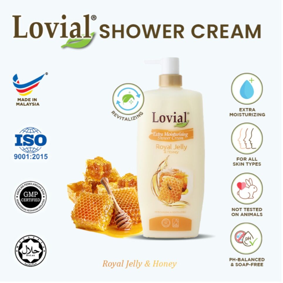 ROYAL JELLY AND HONEY SHOWER CREAM