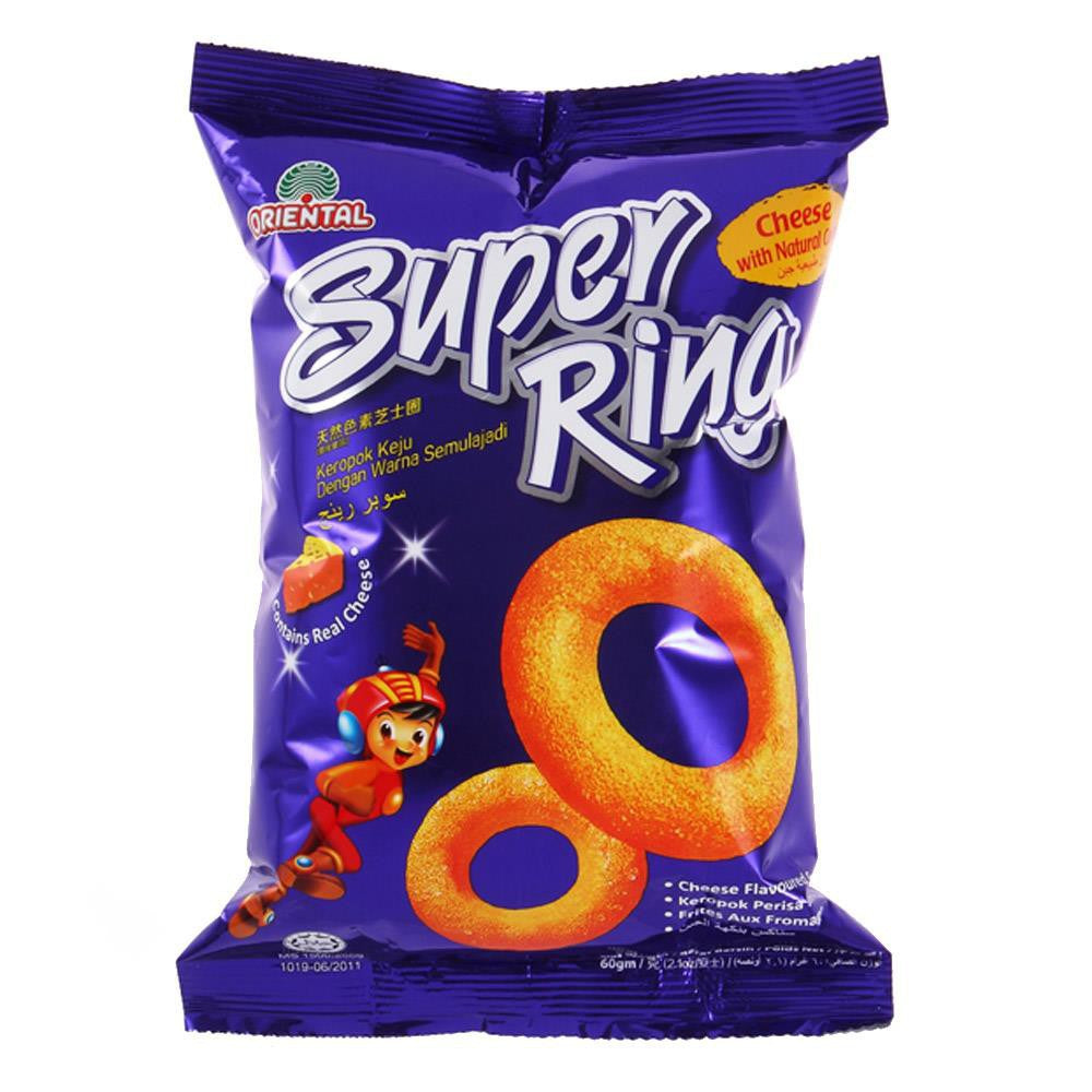 SUPER RING ORIENTAL CHEESE FLAVOURED SNACK