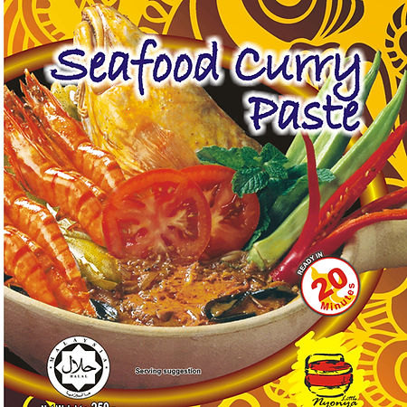 LITTLE NYONYA SEAFOOD CURRY PASTE 250g